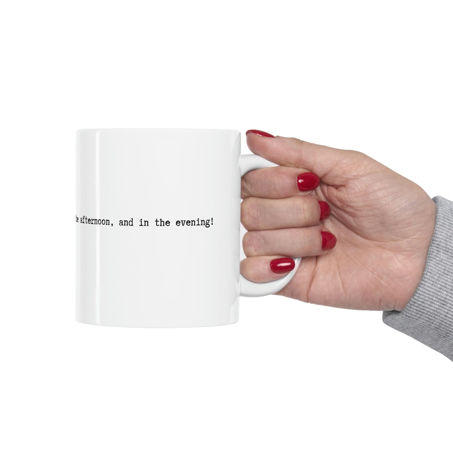 Ceramic Mug 11oz - I believe in coffee - quote
