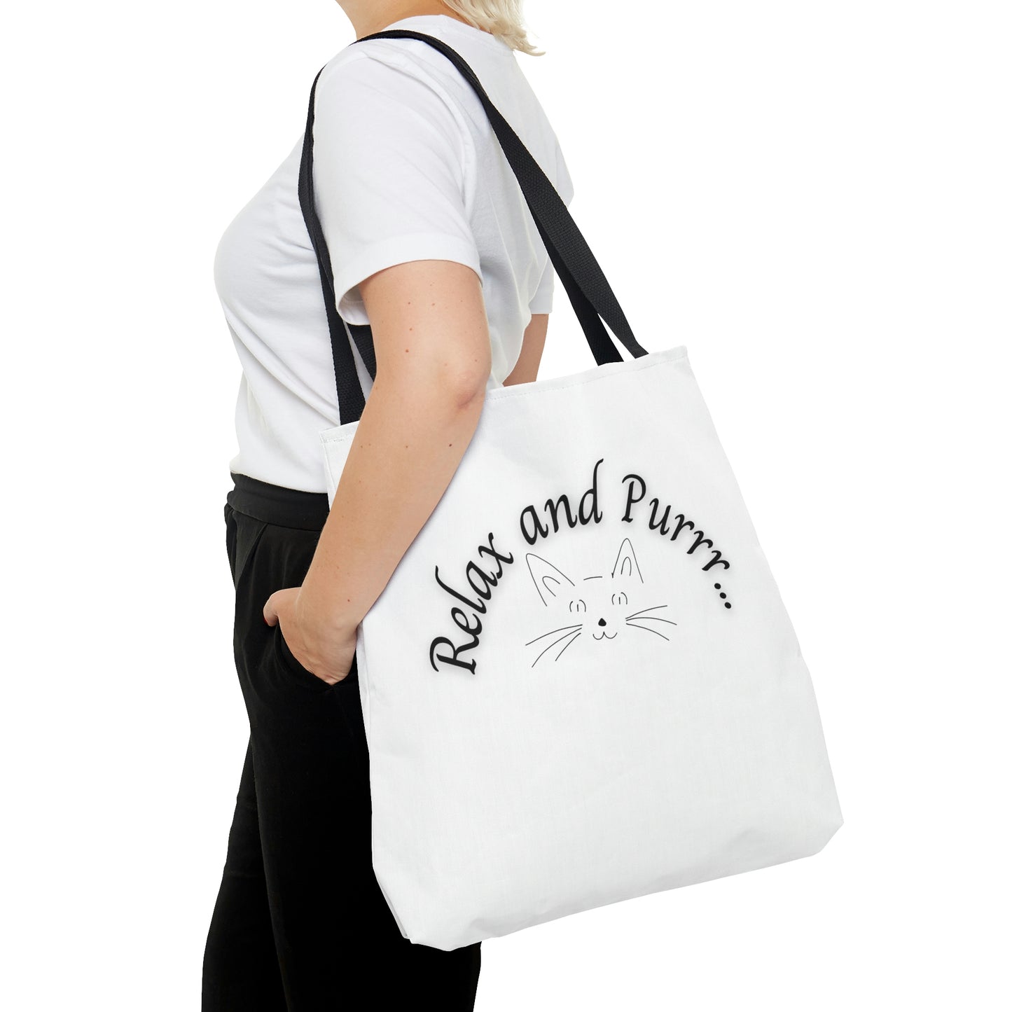 Tote Bag - Relax and Purrrr